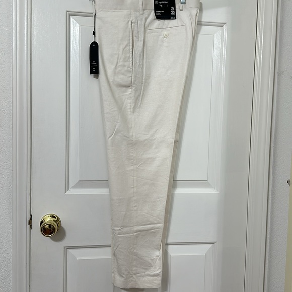 NWT INC men’s linen white pure pants. - Picture 6 of 7